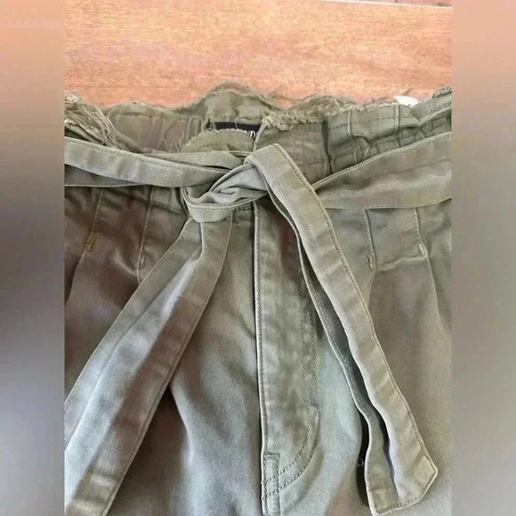 Hudson Remi High Rise Paperbag Jeans in Olive - Picture 5 of 13